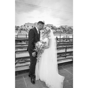 Maxine and Lewis Budapest destination wedding organized by wedding planner, photo: Andrew Buckley