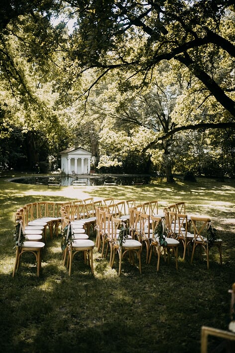MG szertartás helyszíne, ceremony venue in Etyek, photo: The Wedding Fox
